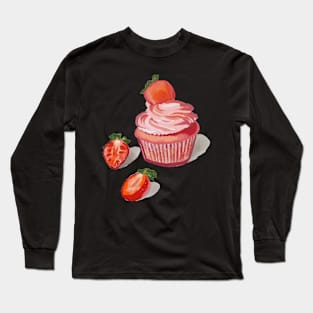 Strawberry Cupcakes Long Sleeve T-Shirt